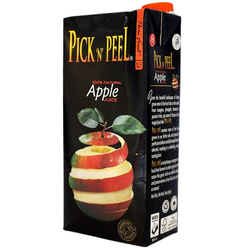 PICK 'N' PEEL APPLE JUICE 1LTR