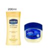 Vaseline Dry Skin Repair Moisturizing Body Lotion 200ml + vaseline blueseal dermatologist tested pure petroleum