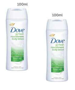 Dove go fresh nourishment body lotion 100ml +Dove go fresh nourishment body lotion 100ml