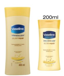 Vaseline Dry Skin Repair Moisturizing Body Lotion 400ml +Vaseline Dry Skin Repair Moisturizing Body Lotion 200ml