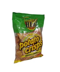 TROPICAL HEAT POTATO CRIPS CHEESE & ONION FLAVOUR 200G