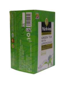 MELVINS GREEN TEA WITH LEMONGRASS 25S 50G