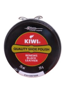 Kiwi Shoe Polish Renew Black Leather 20g