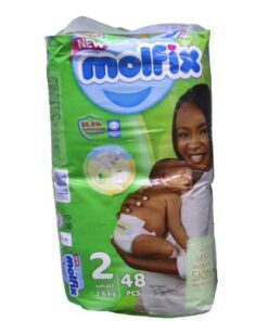 Moflix pamapers small 2(3-6kg) 48s