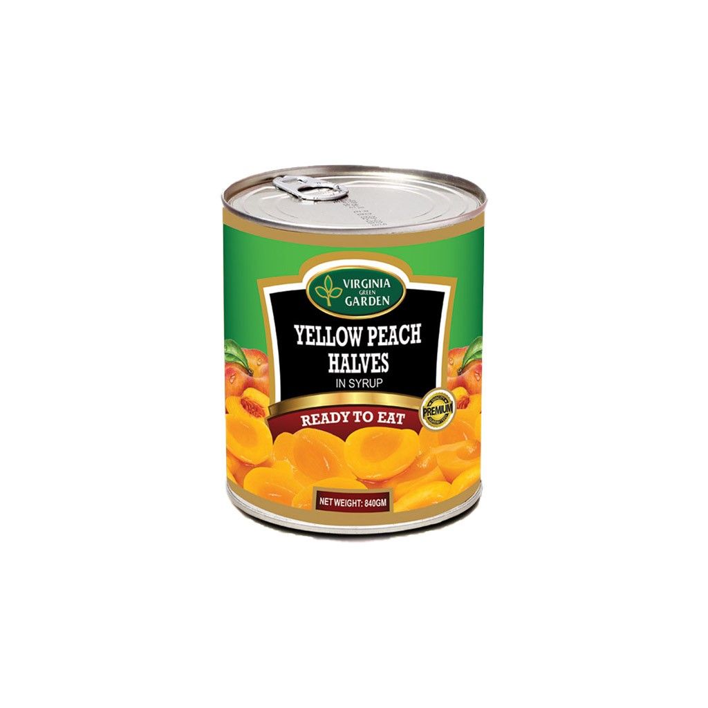 VGG YELLOW PEACH HALVES 840GM