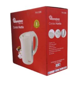 RAMTONS CORDED ELECTRIC KETTLE 1.8 LITERS WHITE RM226