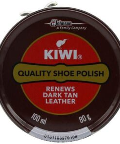 Kiwi Shoe Polish Dark Tan 80g