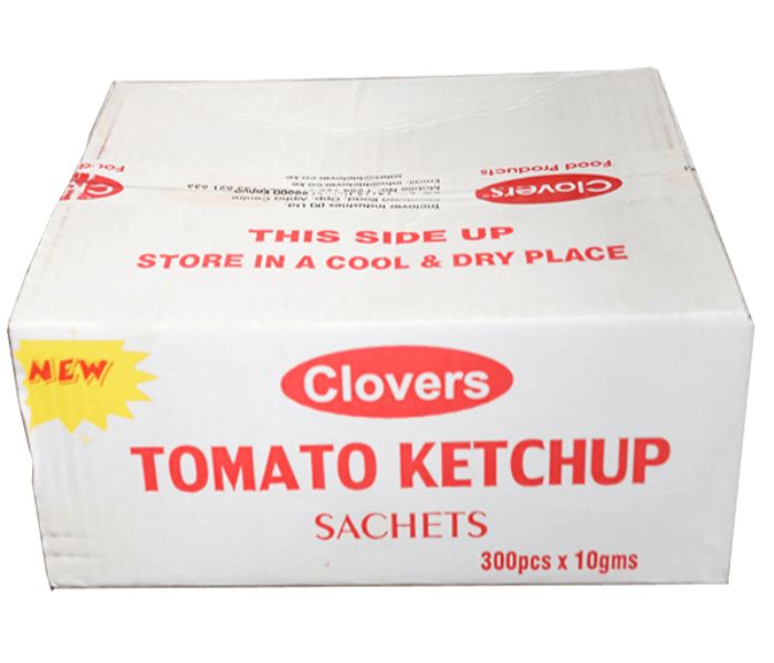 CLOVERS TOMATO KETCHUP SATCHETS 300PCS