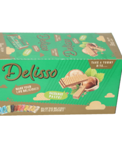 DELLISSO WAFERS HAZEL NUT PASTE FLAVOUR 24PCS