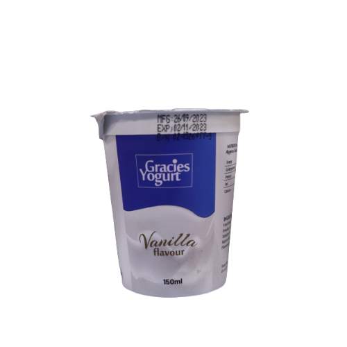 Gracie yoghurt vanilla 150ml