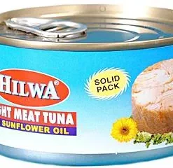 HILWA LIGHT MEAT TUNA with sunflower oil 95G