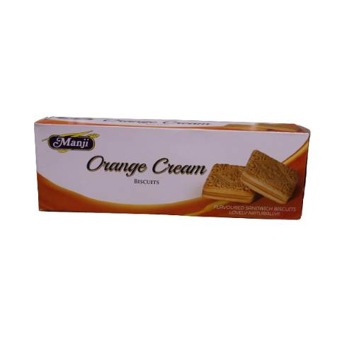 manji orange cream biscuit