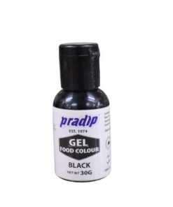 Pradip gel food color 30g black