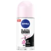 NIVEA Black & White Invisible Clear Anti-Perspirant Rollon - 50ml